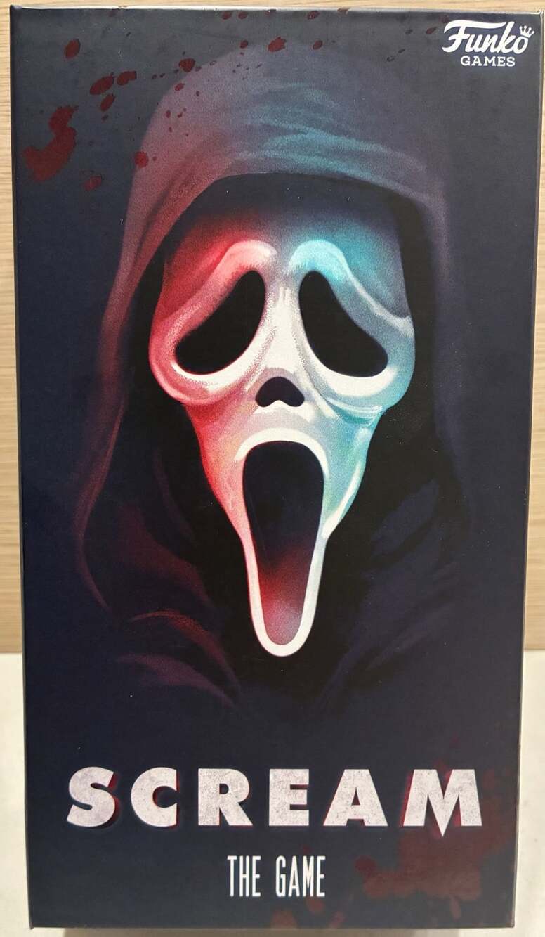 Funko Games Scream The Game Cooperative Board Game with Ghost Face Figure